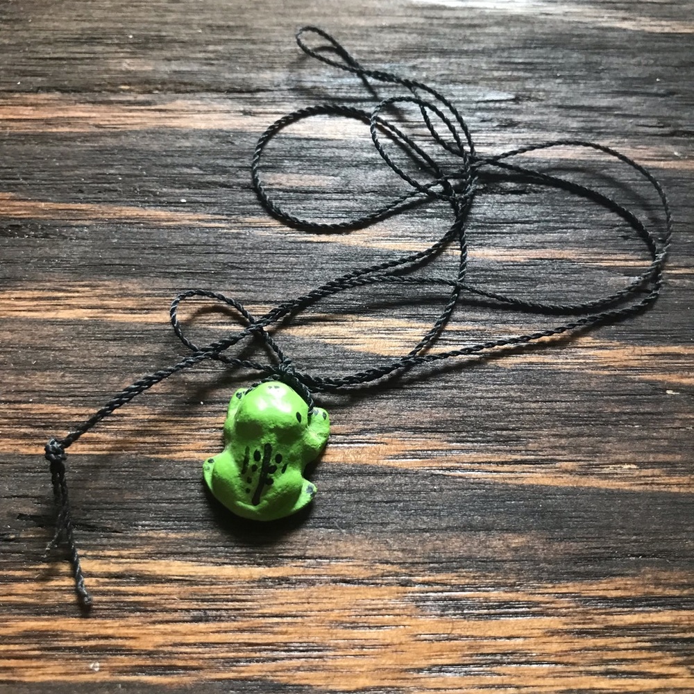 Clay Frog Necklace from Belize